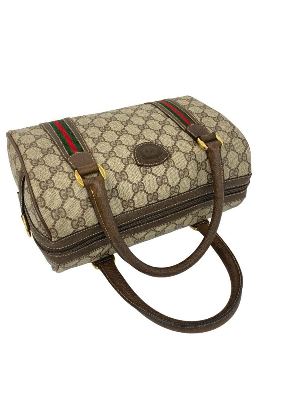 Gucci Vintage Sherry Line GG Pattern Logo Leather 2-Way Shoulder Bag - Picture 4 of 10